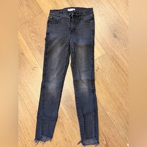 Madewell Women's Dark Gray Skinny Jeans